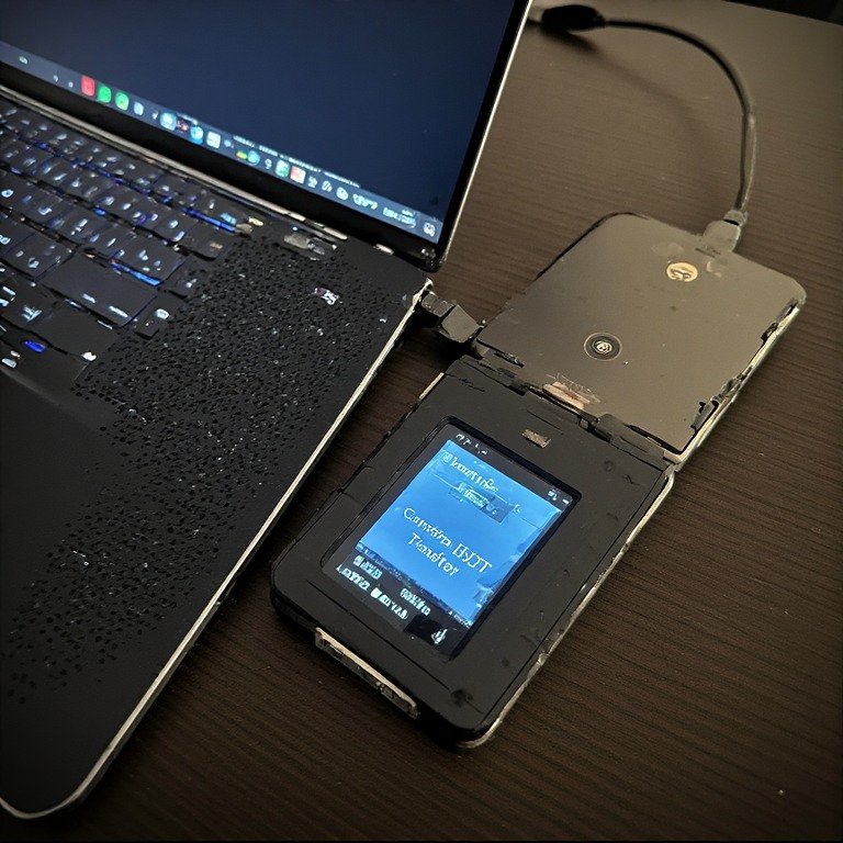 하드웨어 월렛을 통해 물리적으로 USDT 입금을 승인하는 보안 프로세스